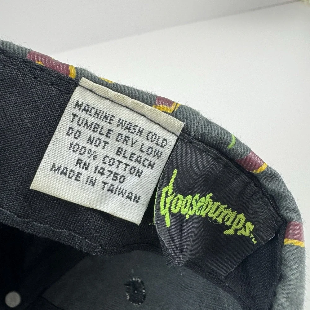 Vintage Goosebumps AOP Hat Youth 90s SnapBack Cap RL Stine Beetles